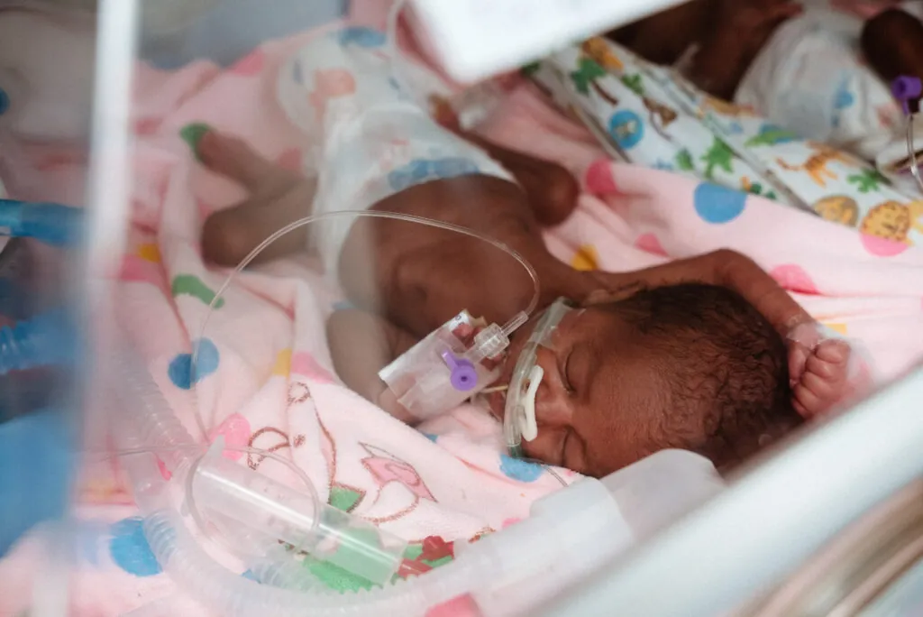 Winny's newborn son